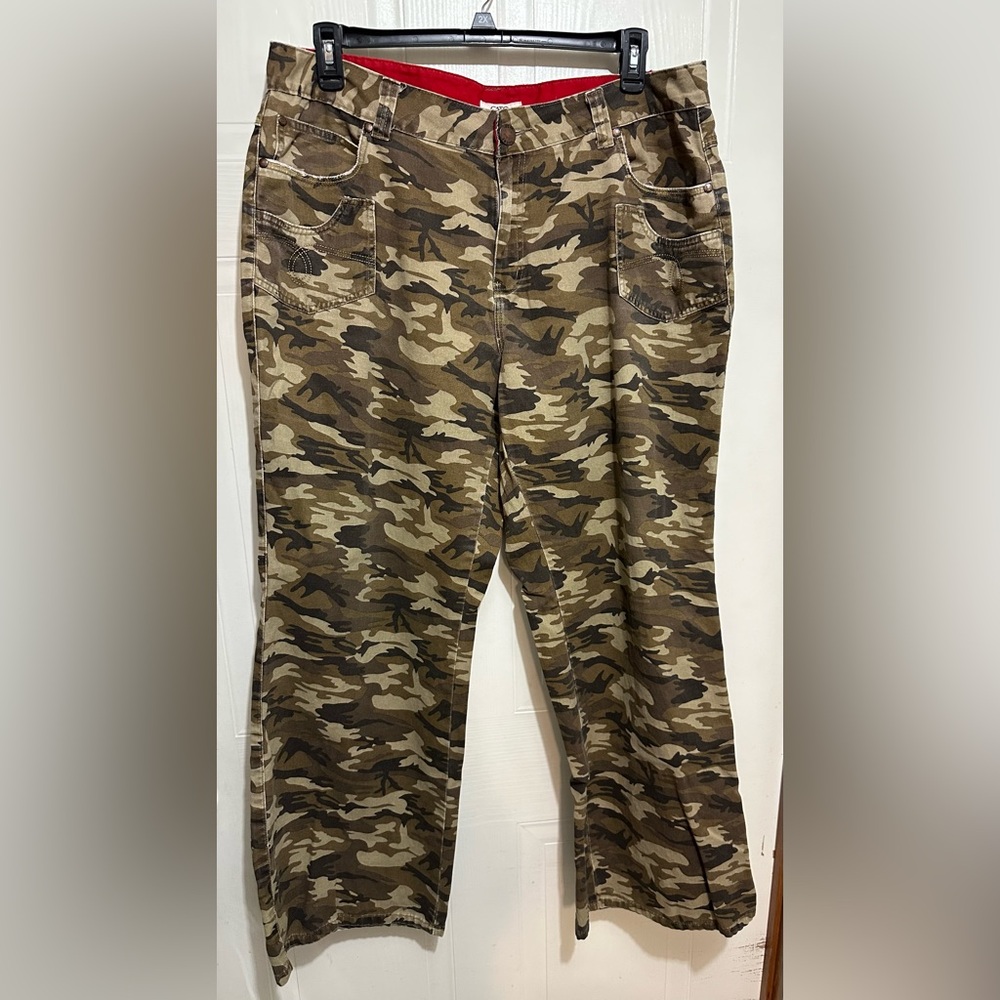 Cato Red and Beige Pants